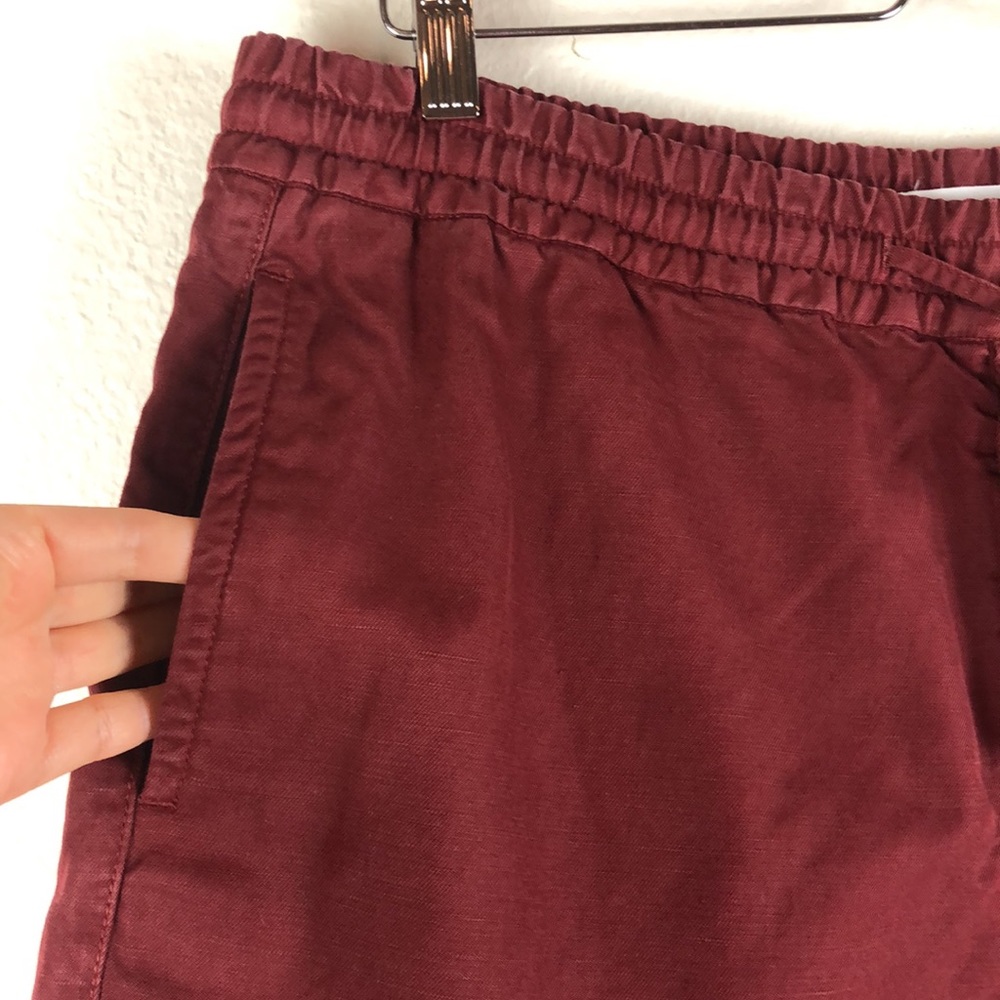 MR P. Slub Linen and Cotton Blend Drawstring Short Sz 34 - Picture 4 of 11